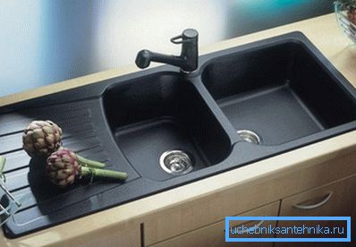 Dökme demir siyah mutfak lavabo Dökme demir siyah mutfak lavabo
