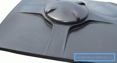 Siyah düz plastik tank Siyah düz plastik tank
