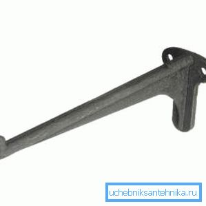 Dökme demir lavabo dirseği 32 cm - güvenilirlik ve dayanıklılık ile karakterize edilen geleneksel versiyon