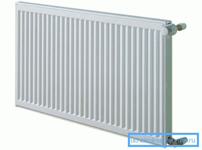 Panel radyatör çelikten imal edilmiştir. Panel radyatör çelikten imal edilmiştir.