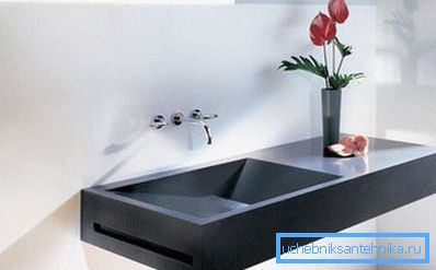 Banyo için tasarım taş lavabolar Banyo için tasarım taş lavabolar