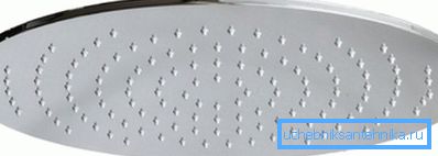 Oval şekilli duş başlığı Oval şekilli duş başlığı
