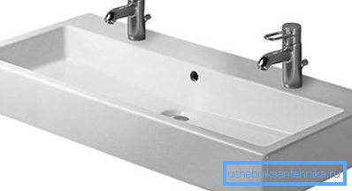 Alman şirketi Duravit'ten Vero çift lavabo. Alman şirketi Duravit'ten Vero çift lavabo.