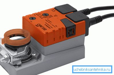 Dönüş yayı olmayan elektrikli havalandırma kapağı. Dönüş yayı olmayan elektrikli havalandırma kapağı.