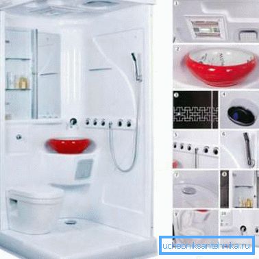 Minimalizmin bir başka “mucizesi” tuvalet ve lavabo içeren bir duştur. Minimalizmin bir başka “mucizesi” tuvalet ve lavabo içeren bir duştur.