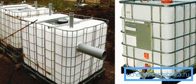 1132 Septik bir tank için Eurocubes