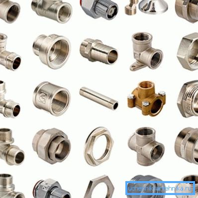 Metal tesisatı için rakorlar Metal tesisatı için rakorlar