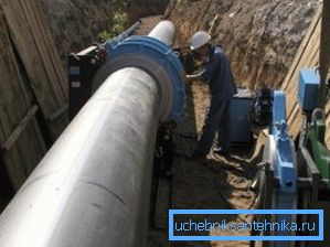 Geniş çaplı borular için flanş bağlantısı Geniş çaplı borular için flanş bağlantısı