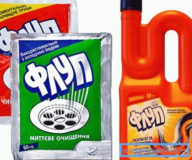 Granüllerde kanalizasyon borularını temizlemek için flup Granüllerde kanalizasyon borularını temizlemek için flup
