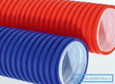 Oluklu koruyucu borular PND / PVD (çift katman) Oluklu koruyucu borular PND / PVD (çift katman)