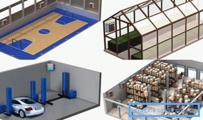 Bu tür ekipmanların çeşitli tip ve boyutlardaki odalarda yerleştirilme prensibini gösteren grafik modelleri