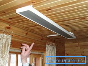 Bir kır evi ısıtmanın kızılötesi alternatif kaynakları Bir kır evi ısıtmanın kızılötesi alternatif kaynakları