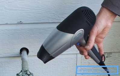 Bir bina kurutucu ile borularda su defrost nasıl Bir bina kurutucu ile borularda su defrost nasıl