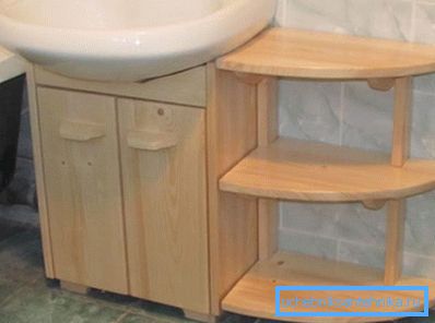 Lavabo altında bir kabine, hurda malzemelerden kendi elleriyle nasıl yapılır Lavabo altında bir kabine, hurda malzemelerden kendi elleriyle nasıl yapılır