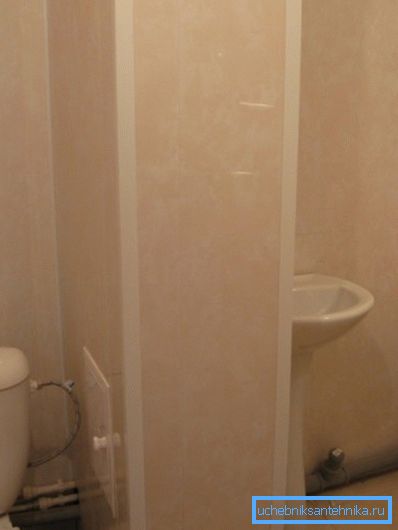 Kutu içinde gizli kanalizasyon ve sıhhi tesisat Kutu içinde gizli kanalizasyon ve sıhhi tesisat