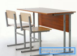 Klasik okul masası ve sandalyeler