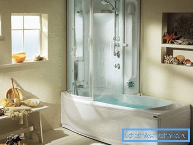 Duş ile kombine banyo Duş ile kombine banyo