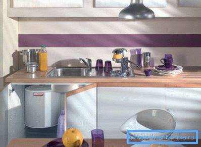 Lavabo altındaki kompakt depolama suyu ısıtıcıları fazla yer kaplamaz Lavabo altındaki kompakt depolama suyu ısıtıcıları fazla yer kaplamaz
