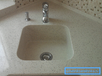 Kompozit Mermer Lavabo Kompozit Mermer Lavabo