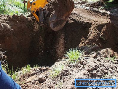 1157 Büyük bir fosseptik altında temel çukuru