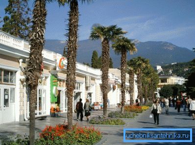 Kırım, Yalta, Aralık. Isıtma maliyeti küçüktür. Kırım, Yalta, Aralık. Isıtma maliyeti küçüktür.