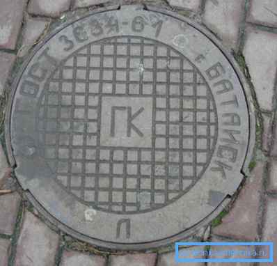 Dökme demirden yapılmış rögar kapağı Dökme demirden yapılmış rögar kapağı