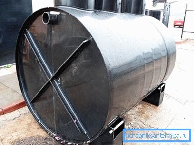 Metal septik tankı Metal septik tankı
