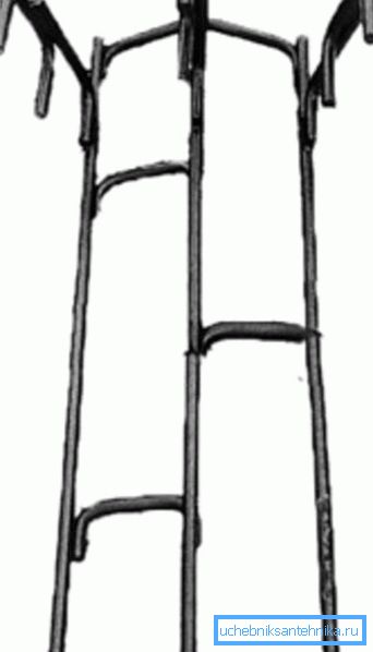 Metal kanalizasyon merdiveni CL 1 Metal kanalizasyon merdiveni CL 1