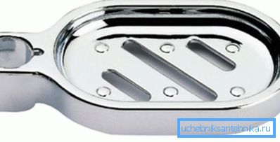 Duş çubukları için metal sabunluk Duş çubukları için metal sabunluk