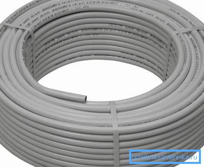 Metal boru MP 16x2 mm 1 m bir bobin içine yuvarlandı