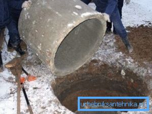 Beton halkaların montajı Beton halkaların montajı