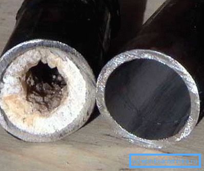 Bu fotoğrafta, bölümün çeşitli tortu türleri nedeniyle bazen nasıl daraltıldığını görebilirsiniz.