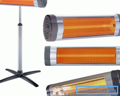Fotoğrafta - kızılötesi ısıtıcılar Fotoğrafta - kızılötesi ısıtıcılar