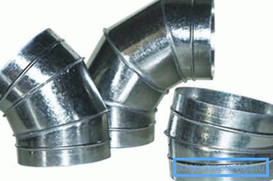 Fotoğrafta - galvanizli çelik yuvarlak virajlı Fotoğrafta - galvanizli çelik yuvarlak virajlı