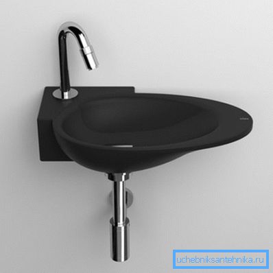 Fotoğrafta - bir açısal mini lavabo CLOU Fotoğrafta - bir açısal mini lavabo CLOU