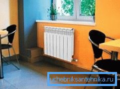 Radyatör yerleştirmek için en etkili yer pencerenin altındadır. Radyatör yerleştirmek için en etkili yer pencerenin altındadır.