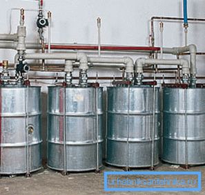 Isıtma sisteminin depolama tankları Isıtma sisteminin depolama tankları