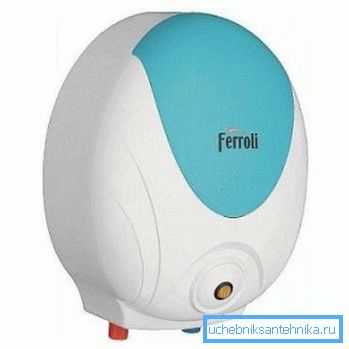 Biriktirme su ısıtıcı 5 litre lavabo üzerinde Ferroli Hot Dog HD 5.5 Biriktirme su ısıtıcı 5 litre lavabo üzerinde Ferroli Hot Dog HD 5.5