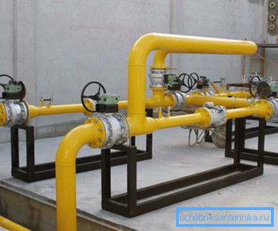 Dış gaz boru hattı. fotoğraf Dış gaz boru hattı. fotoğraf
