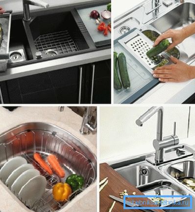 Bazı araçlar, bulaşık yıkamak ve yemek pişirmekle ilgili bir dizi ek iş üretmenizi sağlar.
