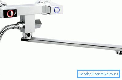 Banyoda mikser için 50 cm paslanmaz emzik Banyoda mikser için 50 cm paslanmaz emzik