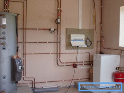 Çemberleme gaz kazanı ısıtma bakır boruları