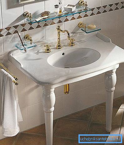 Dış lavabolar için seçeneklerden biri