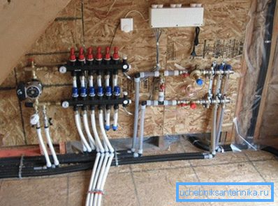 Zorlanmış sirkülasyonlu radyal ısıtma sisteminin elemanlarından biri de bir pompadır. Zorlanmış sirkülasyonlu radyal ısıtma sisteminin elemanlarından biri de bir pompadır.