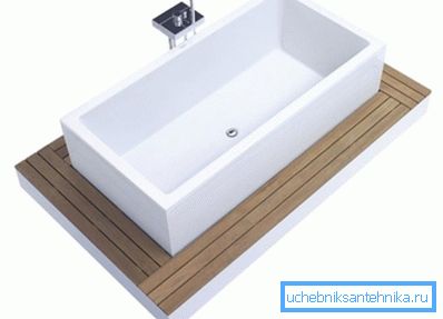 Banyo altında temel. Banyo altında temel.
