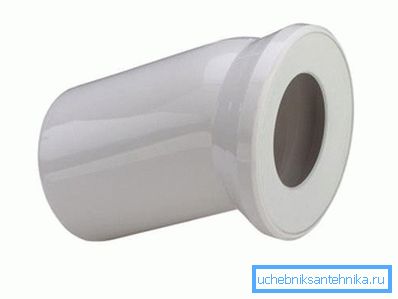 Kanalizasyona bir klozet bağlantısı için şube Kanalizasyona bir klozet bağlantısı için şube