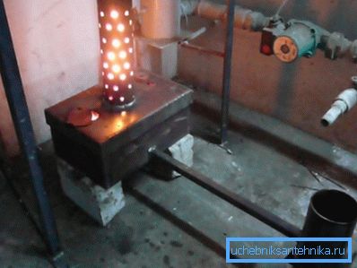 Bodrum için boru dışarı çalışmak için fırın