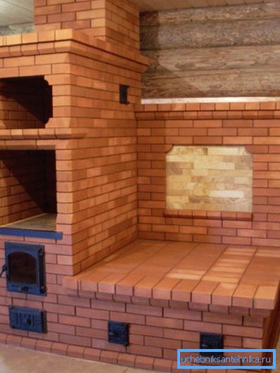 Büyük soba tezgahı ve ocaklı fırın Büyük soba tezgahı ve ocaklı fırın
