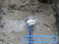 İnşaat köpüğü ile doldurulmuş geçiş köpük
