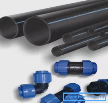 Dış tesisat için plastik borular. Dış tesisat için plastik borular.